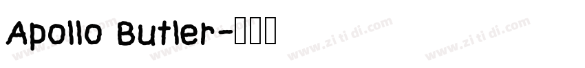 Apollo Butler字体转换